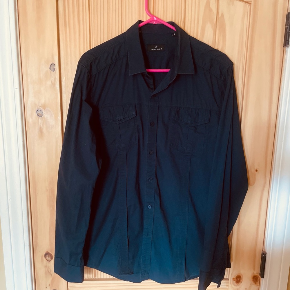 Men’s 7Diamonds Classic Fit LS button down
